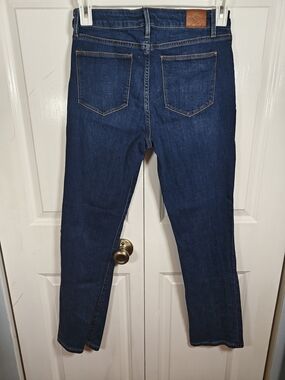 Tommy Hilfiger Tribeca Straight Jeans Womens Size 8 Dark Wash Stretch Denim
